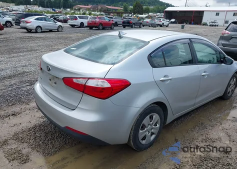 2016 Kia Forte Lx из США, поврежденный, VIN KNAFK4A67G5569002